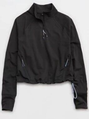 OFFLINE By Aerie Warmup Quarter Zip Medium